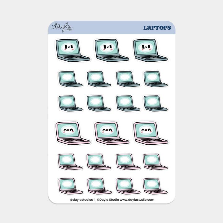 "Laptops" Stickers for wholesale by Dayla Studio