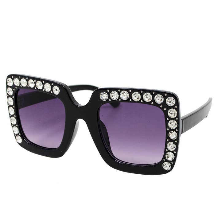 Square Crystals Sunglasses for wholesale by Tiny Treats and ZOMI GEMS