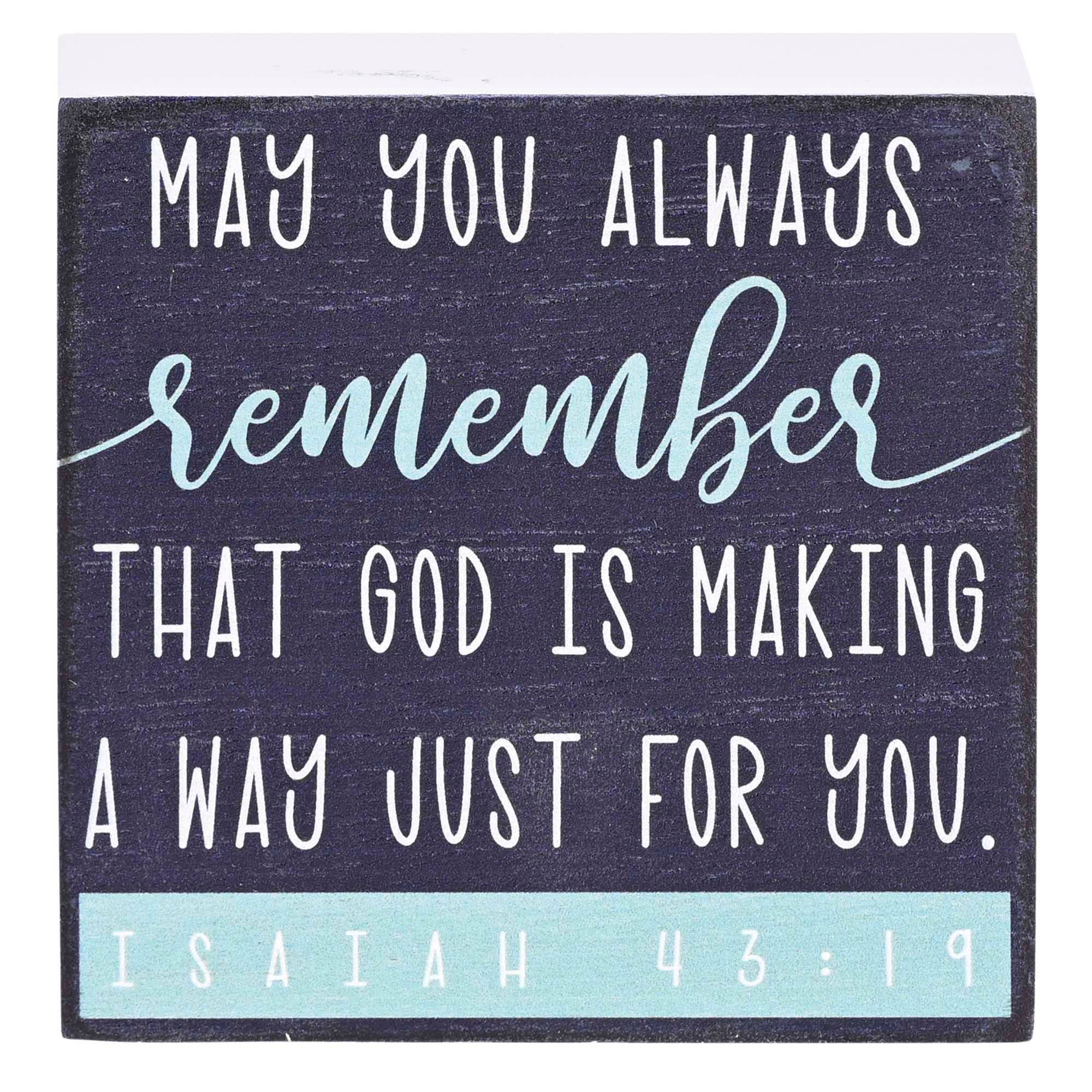 Dicksons - Wholesale Desk/Tabletop Sign - Tabletop Plaque Always Remember 3x31