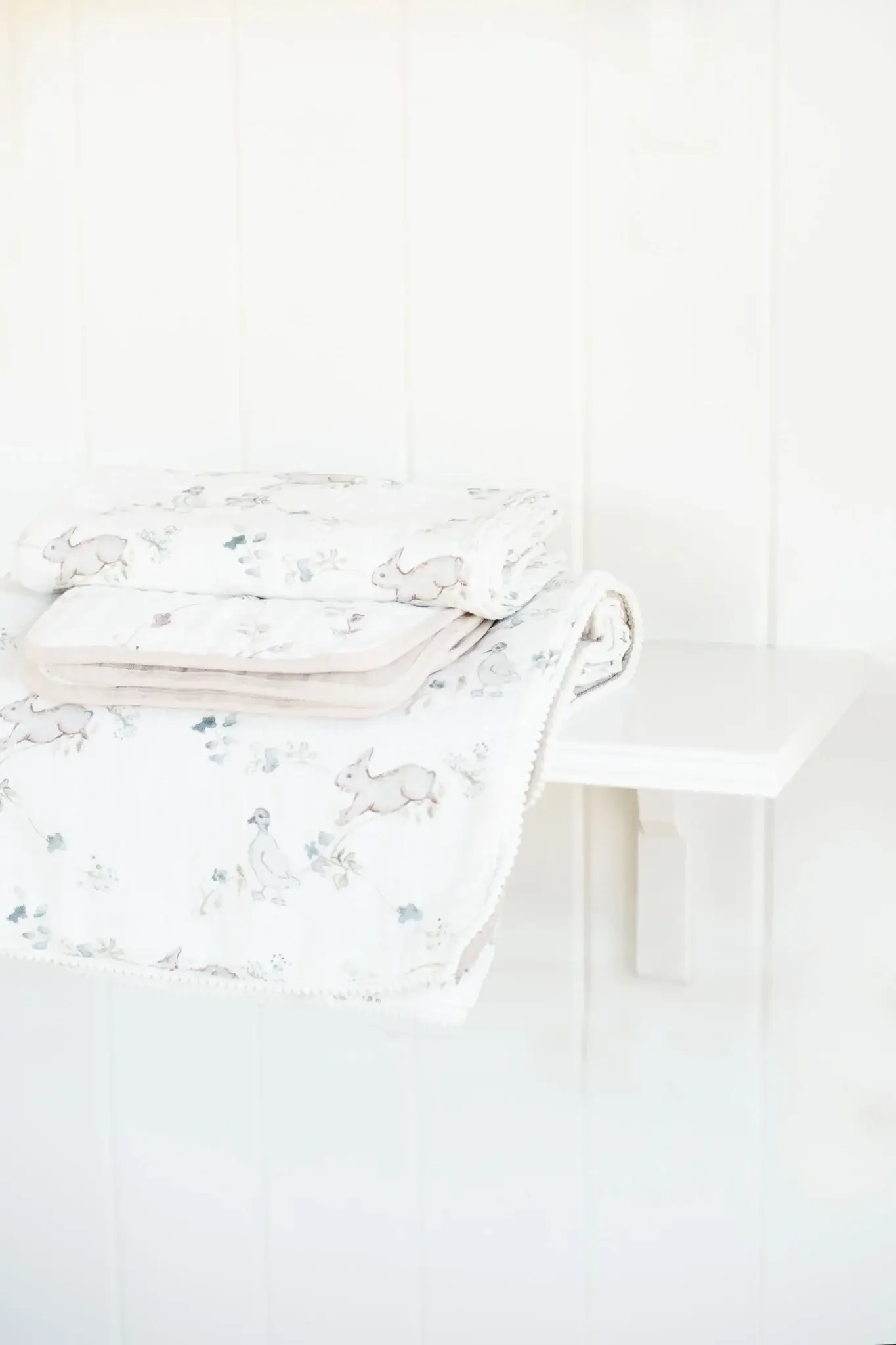 Fawn & Foster - Wholesale Quilt - Kids & Baby - Organic Muslin Gauze Quilt Baby Blanket | Ivy Hollow Bunny7