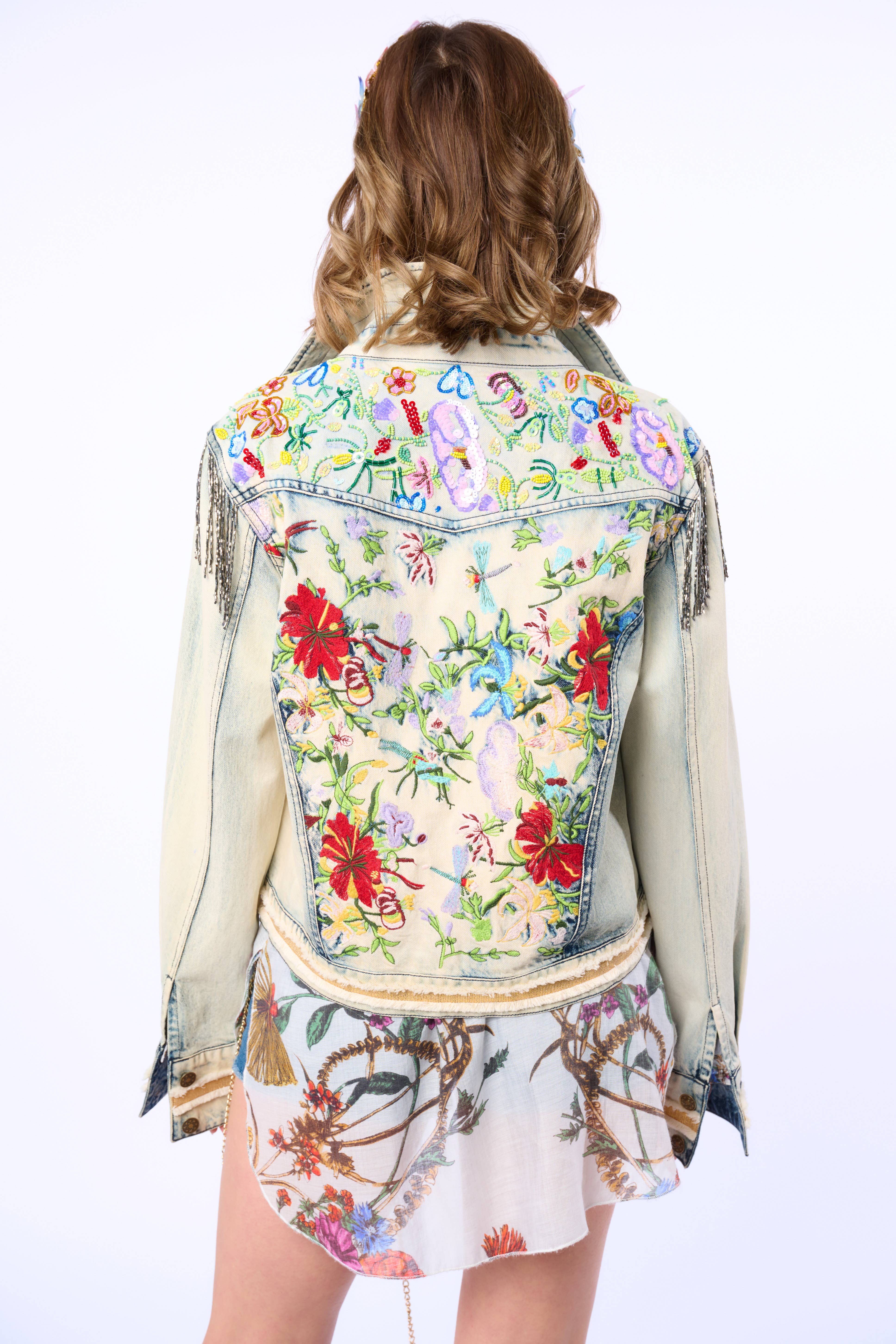 Country Queen Embellished Denim Jacket for wholesale on Faire2