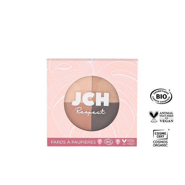 Certified organic and vegan eyeshadow for wholesale by JCH Respect