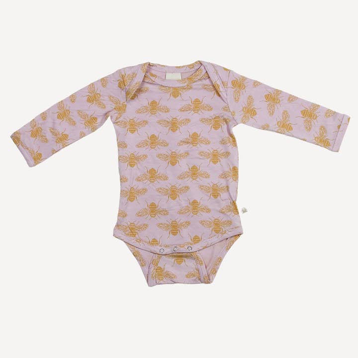 Long Sleeve Bodysuit - Bee for wholesale by Charming Mary
