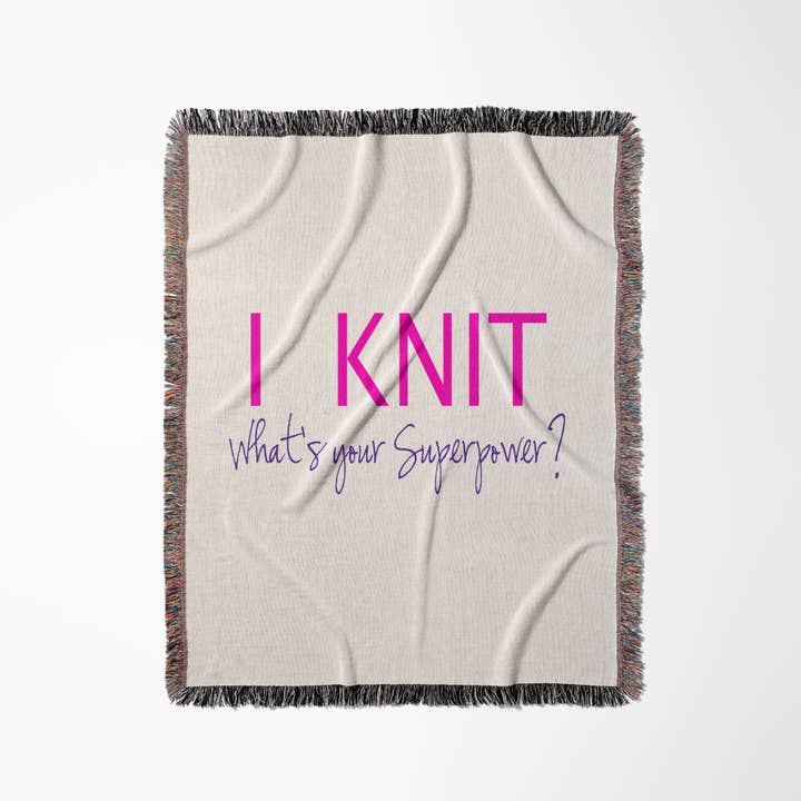 3dRose, I Knit - Whats your superpower - fun gift for knitters - knitting love, Blanket and other Purchase Wholesale super bulky crochet blanket patterns. Free Returns & Net 60 Terms on Faire trending on Faire.