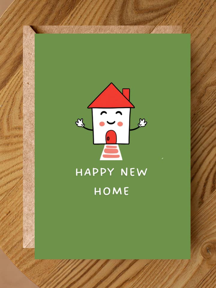 HAPPY NEW HOME GREETING CARD for wholesale by Bayside Treasures