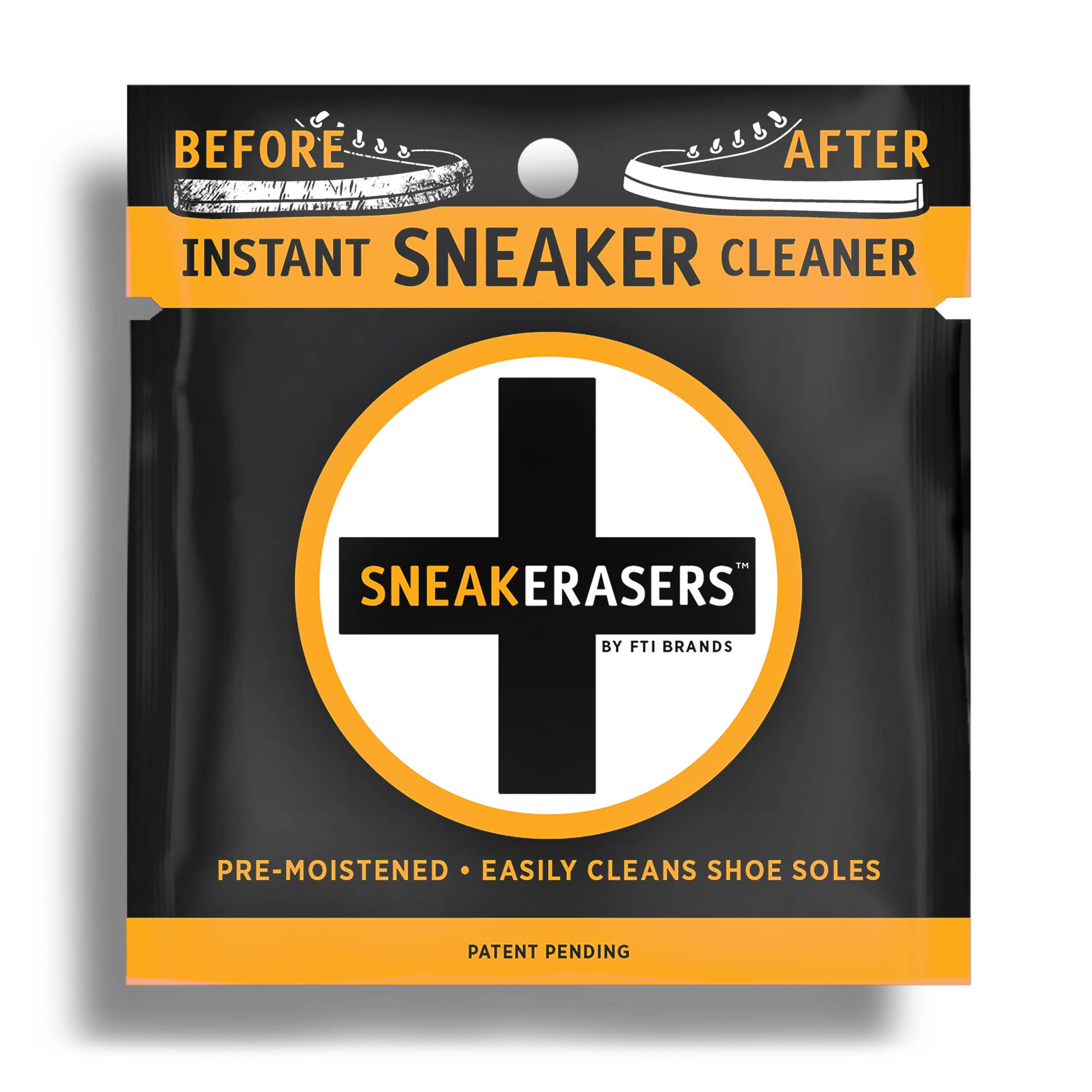SneakERASERS - Venta al por mayor Betunes de calzado - SneakERASERS, Limpiador instantáneo de zapatillas prehumedecido 1 unidad1