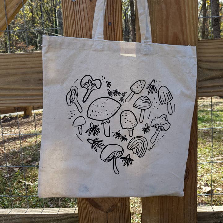 Mushroom Market Tragetasche für den Großhandel von Beau Paper Co.