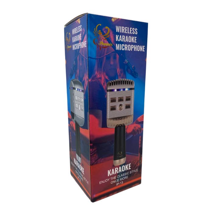 iPhoenix Technology Corporation - Wholesale Speakers - IP-13 Bluetooth Karaoke Microphone with Voice Changer1