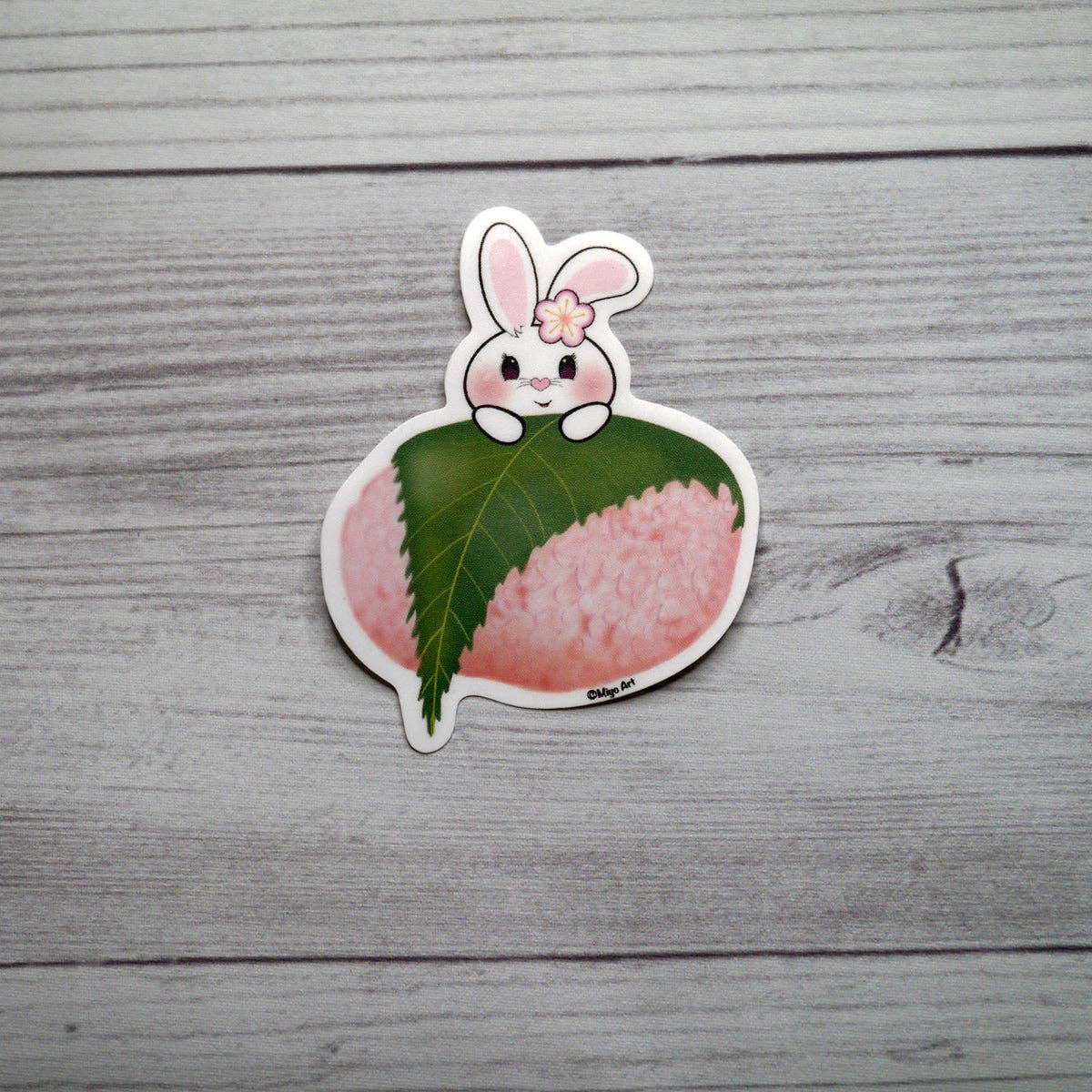 Miyo Art Design - Wholesale Sticker - Bon-E Cherry Blossom Mochi Ball Vinyl Sticker.