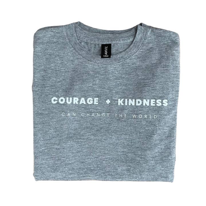 Youth T-Shirt | Anvil Tri-Blend | Grey for wholesale by Beautifully Made Fair Trade