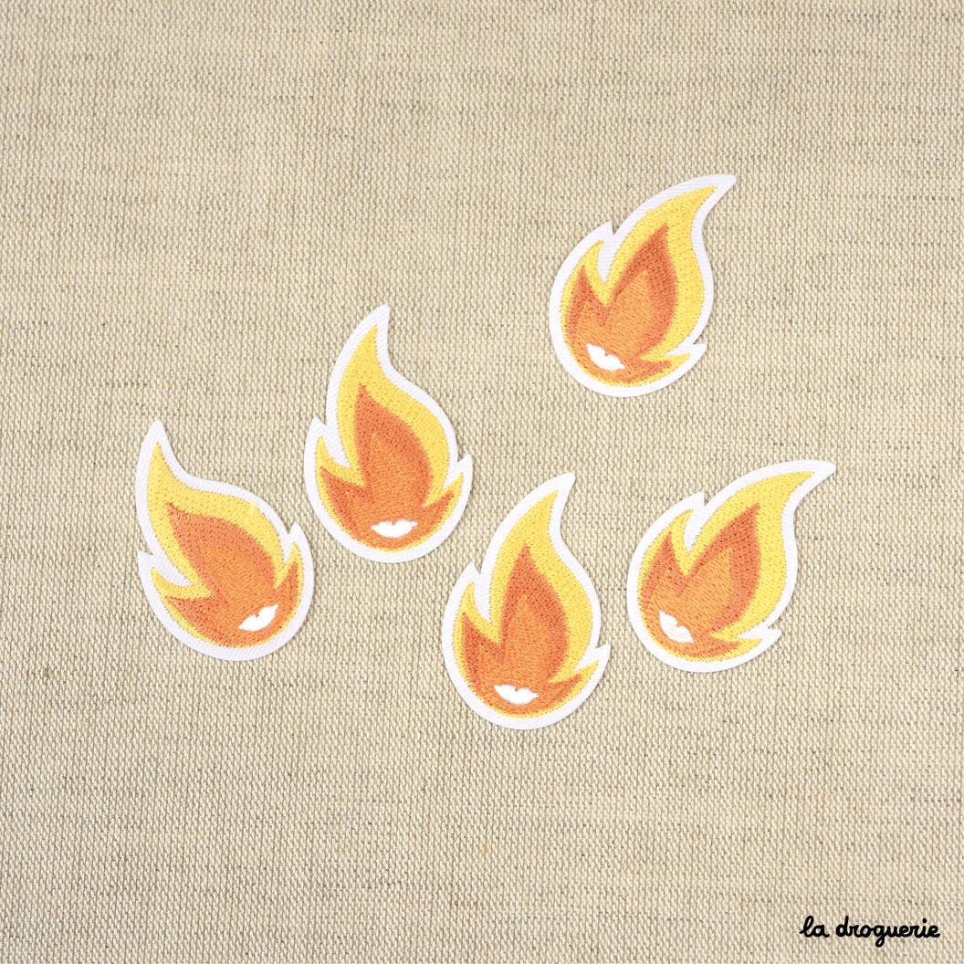 LA DROGUERIE - Wholesale Patch - Flame Crest2