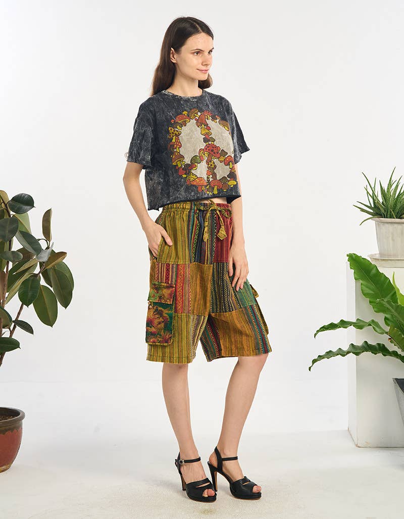 Gemischter Flicken BAUMWOLLSHORTS (KT-1606) für den Großhandel auf Faire1