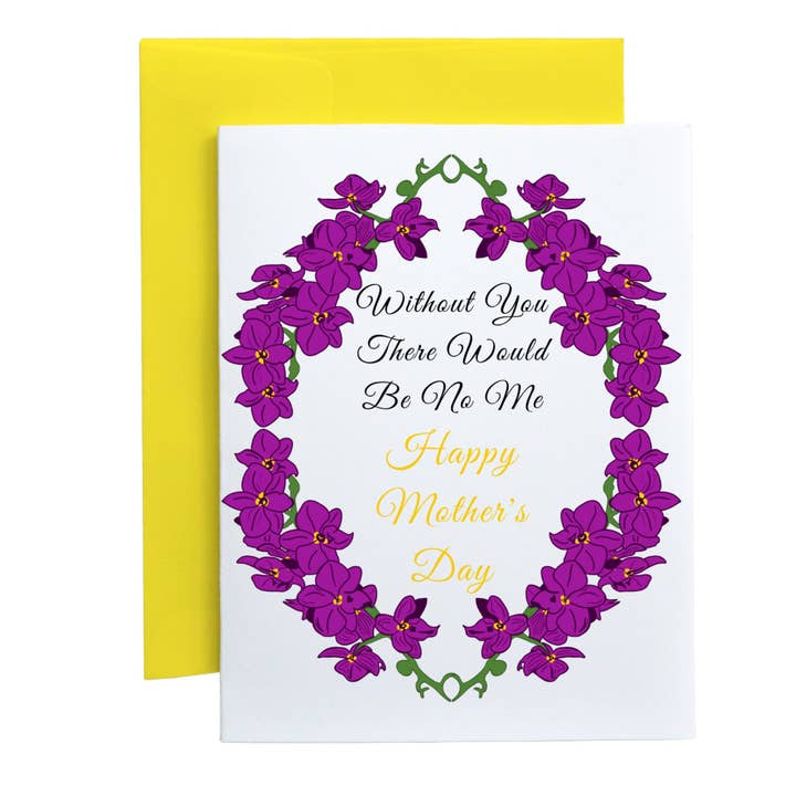 Sans toi, il n'y aurait pas de moi (Fête des mères) pour la vente par Rose Light Prints