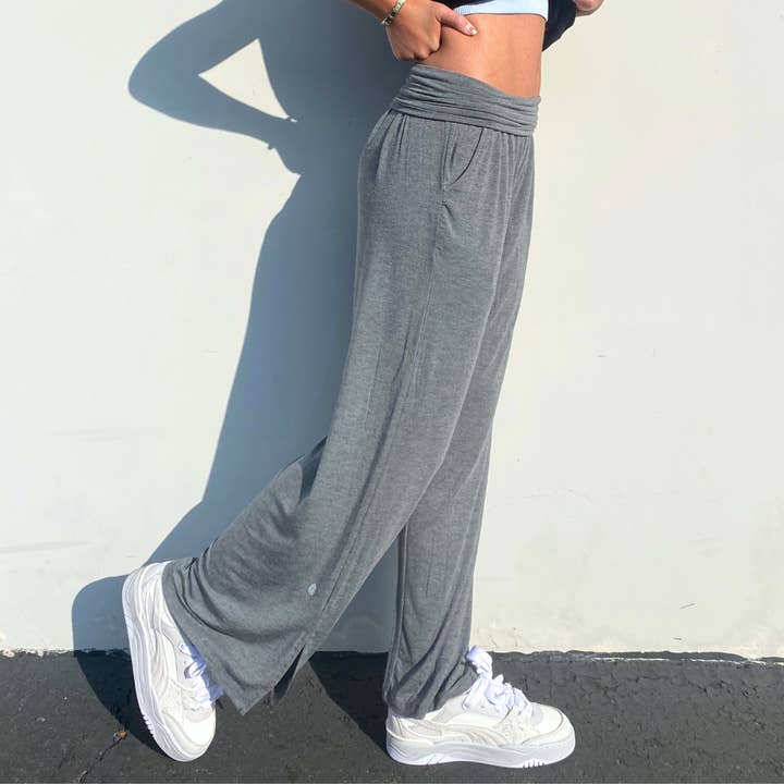Slightly Buddha - Wholesale Pants - Women's - Bamboo Universal Pant - Grey