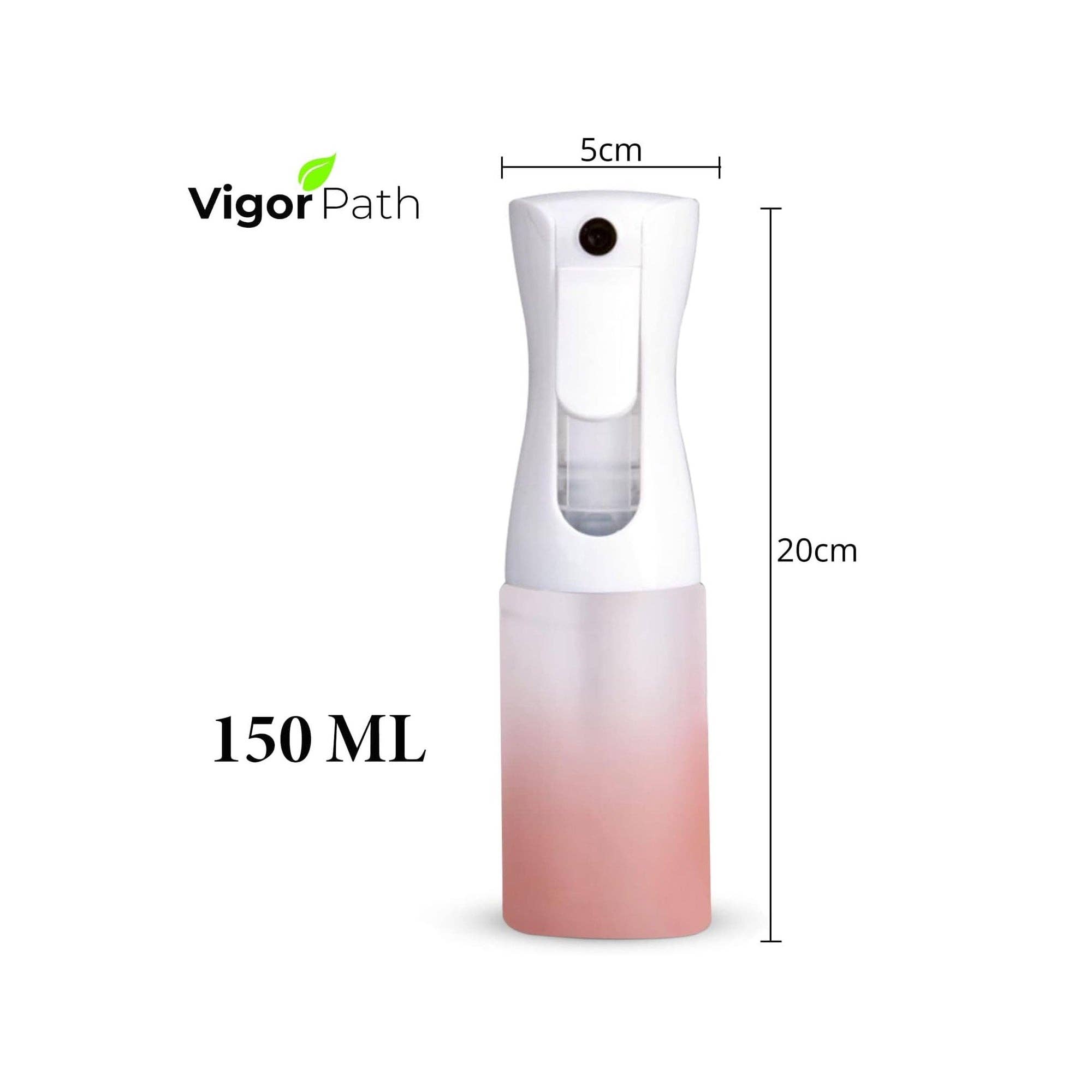 Vigor Path – wholesale Spray bottle – Continuous Spray Nano Fine Mist Sprayer - 150ml/5oz (Gradient Pink)1