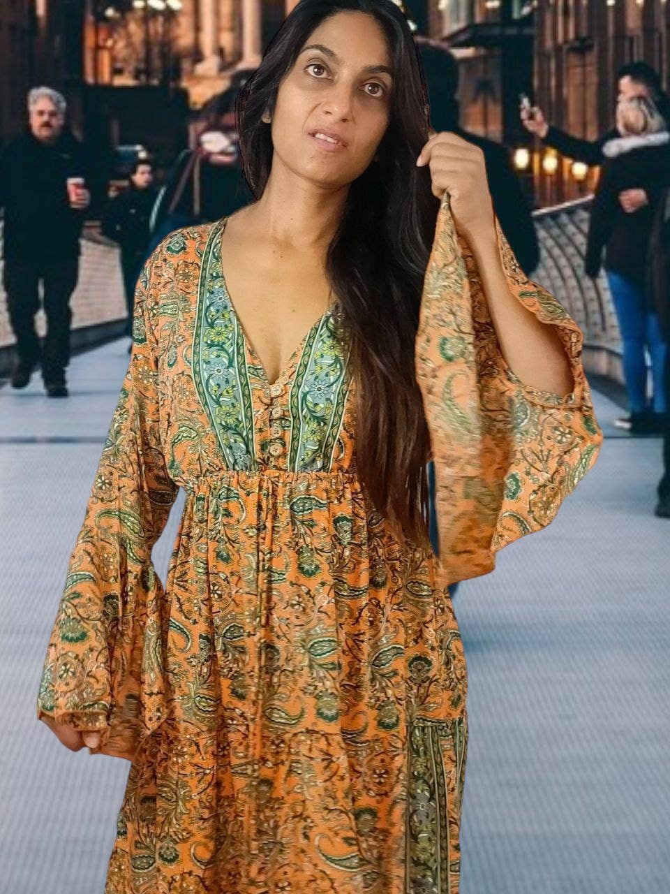 Nola by bijusol - Wholesale Dress - Women's - Silk Dress5