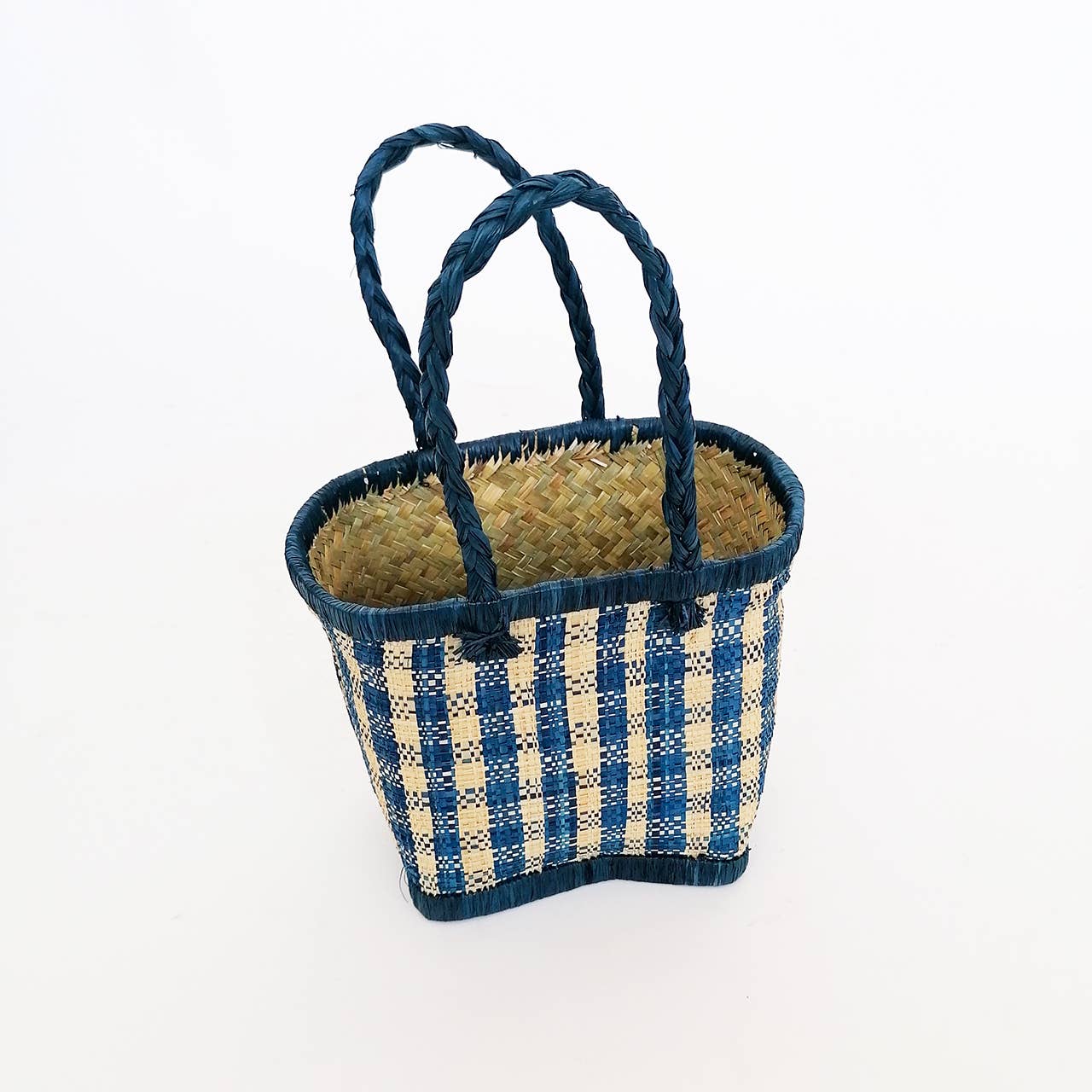 Le comptoir de la plage - Wholesale Tote Bag - Kids - Children's bags Vichy checkerboard -  assorted pieces2