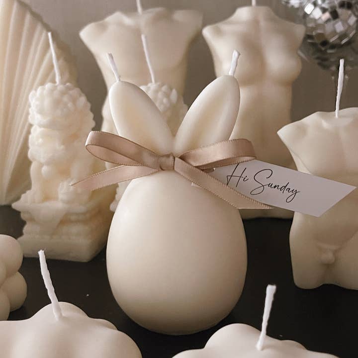 Hi Sunday Collective - Wholesale Novelty Candle - Bunny BB Handmade Soy Wax Novelty Candle5