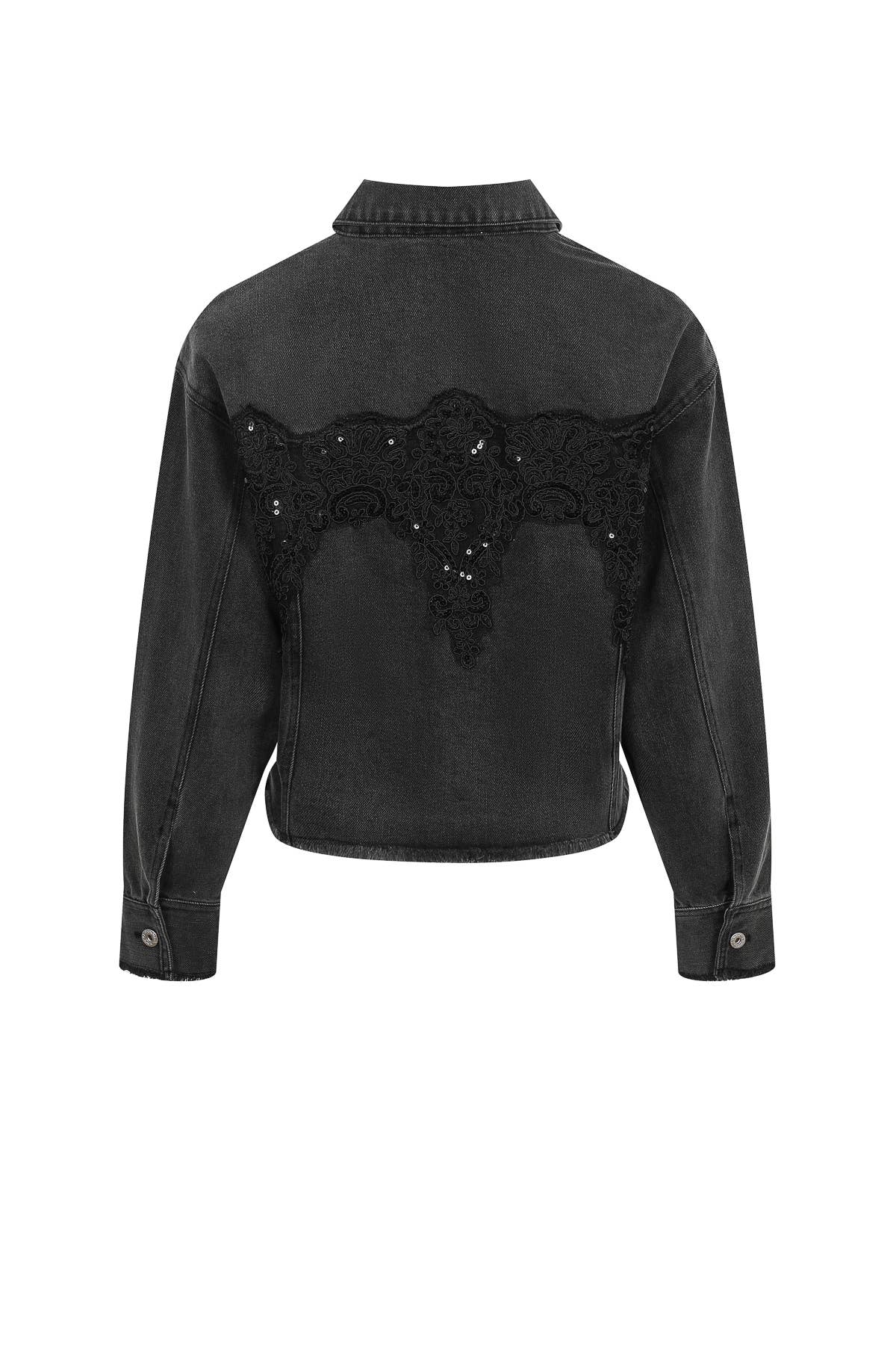 RIVIR - Wholesale Denim Jacket - Women's - Sequin Kissed Denim Jacket5