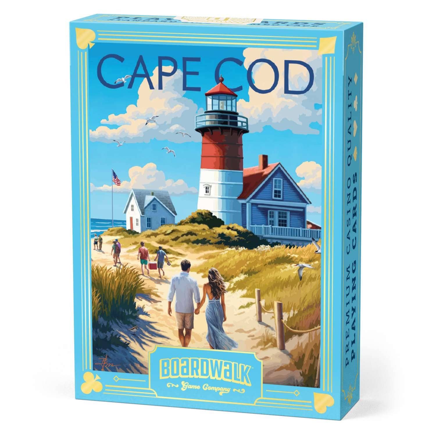 Boardwalk Puzzle Company - Wholesale Playing Cards - Cape Cod - Playing Cards0