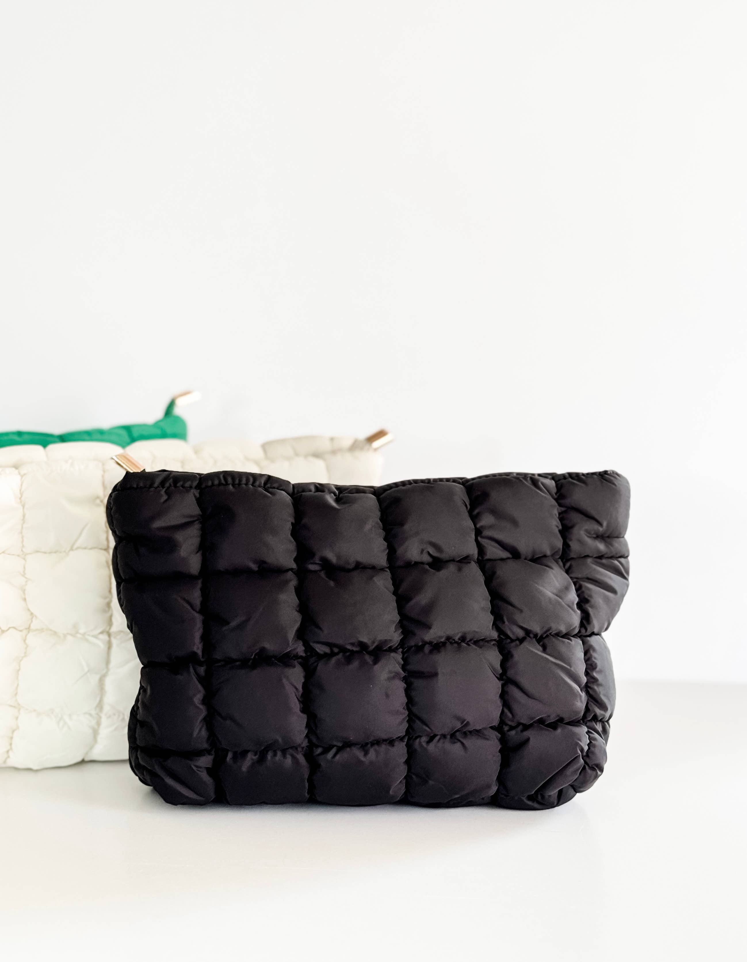 Mugsby - Wholesale Makeup/Cosmetic Bag - Quilted Puffer Makeup Bag Cosmetic Travel Pouch6