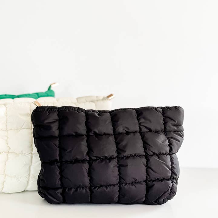 Mugsby - Wholesale Makeup/Cosmetic Bag - Quilted Puffer Makeup Bag Cosmetic Travel Pouch6