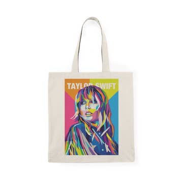 DALIX Cute Rainbow Tote Bag Reusable Grocery Teacher Bags Eco