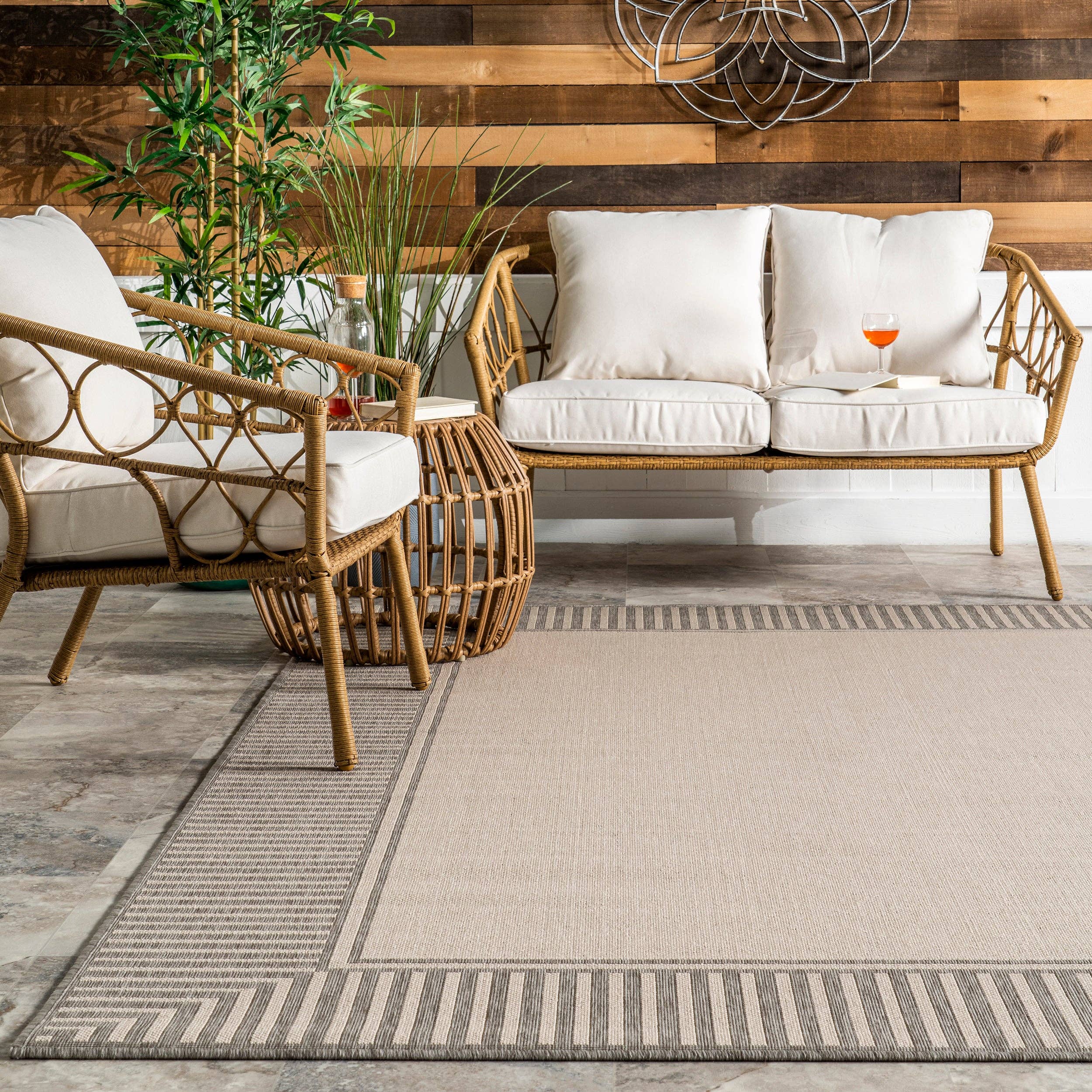 nuLOOM - Wholesale Area Rug - Nuloom Asha Simple Striped Indoor/Outdoor Area Rug42
