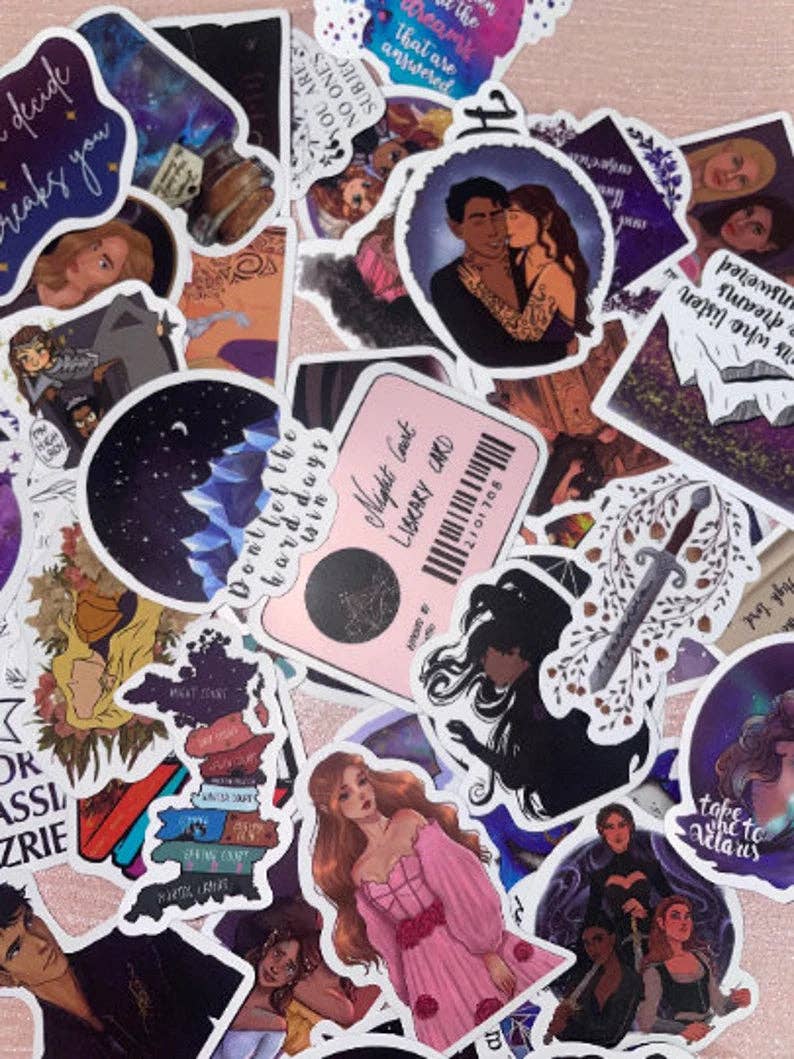 TheBookShack – wholesale Sticker – Mystery acotar sticker packs1