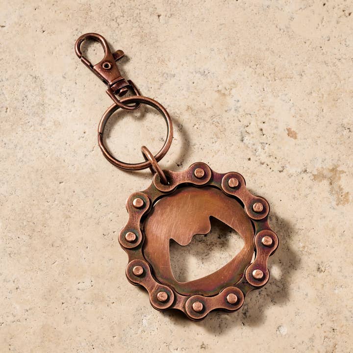 Bike Chain Bottle Opener Key Clasp for wholesale by Ten Thousand Villages