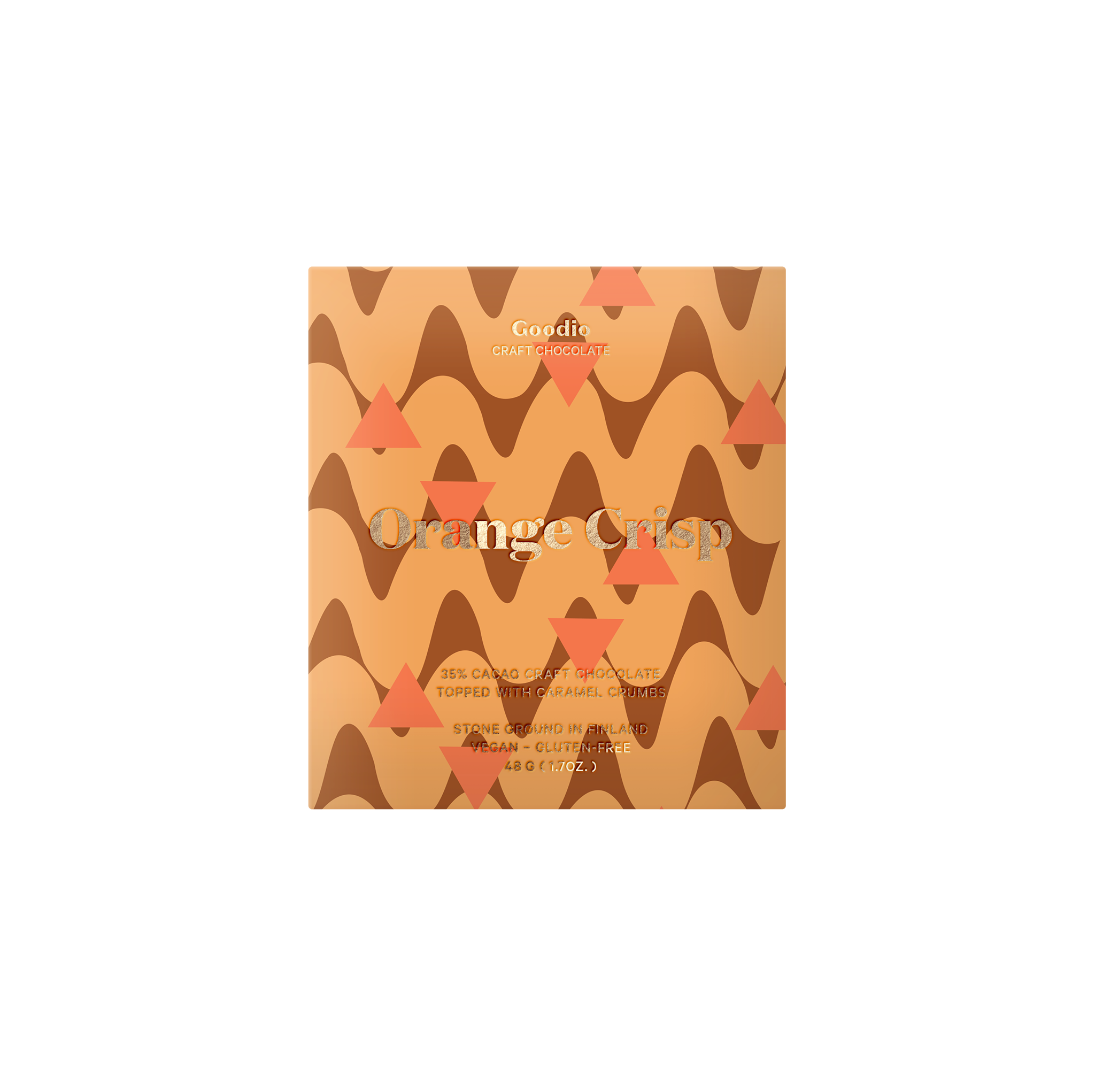 Goodio Chocolate - Wholesale Chocoladereep - Sinaasappel Knapperige Chocolade 35%1