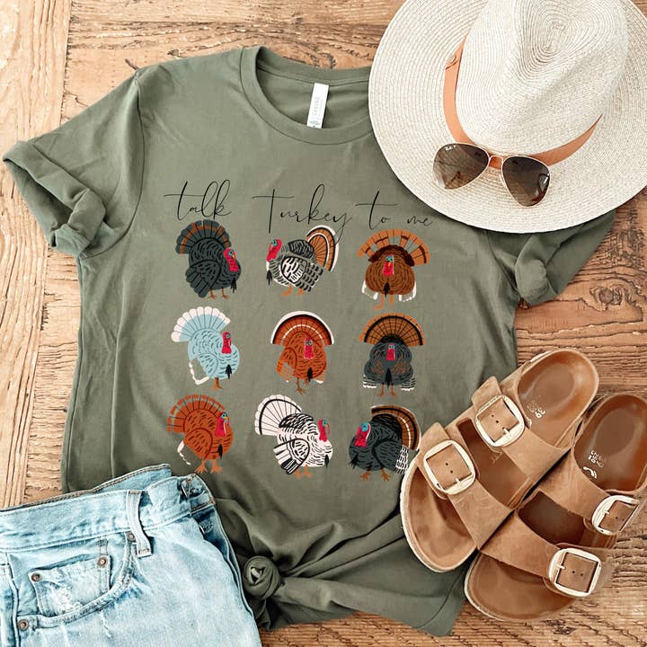 Talk Turkey to me tee for wholesale by RR Tees Wholesale