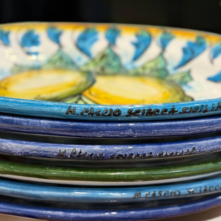 Euro Ceramica Home | ClayBarn - Wholesale Platter - Exclusively on Faire - Sicilia Hand Painted Serving Platter6