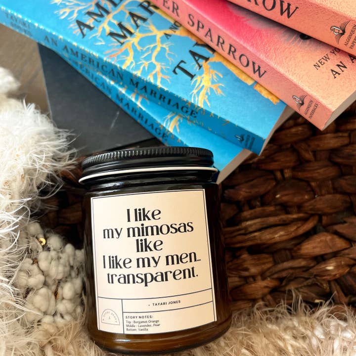 Tayari | Bougie livresque | Auteur | Citation pour la vente par A Scent Story Candle Co