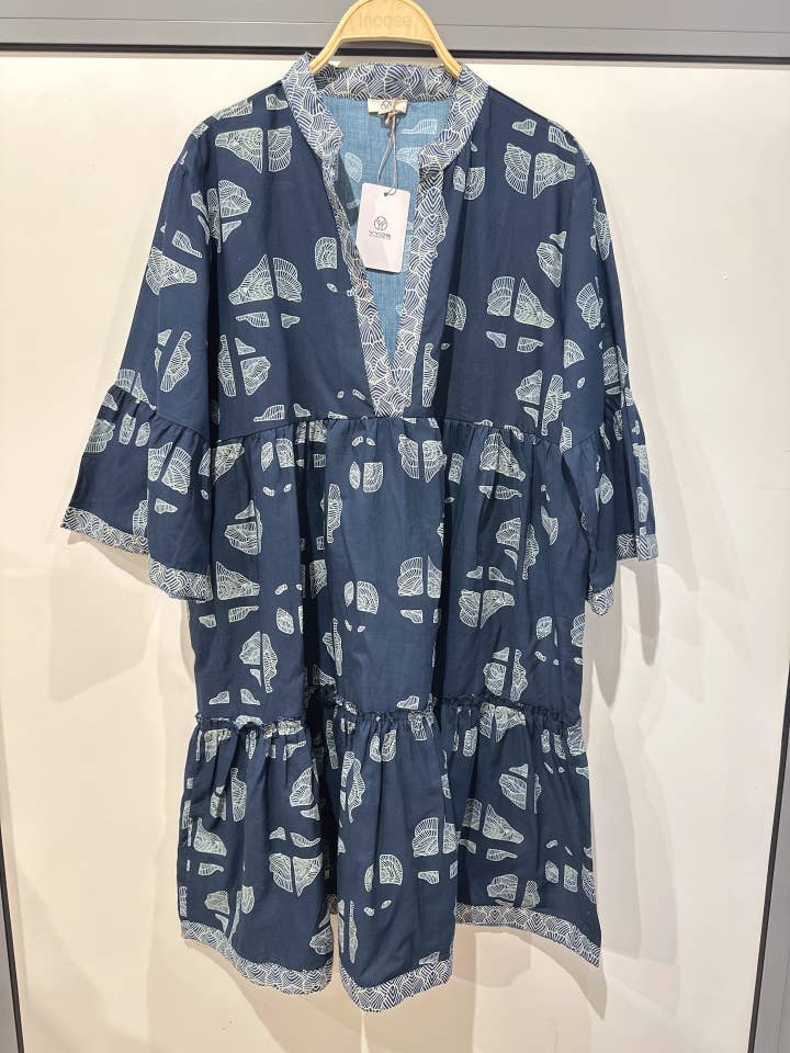 Orice - Wholesale Dress - Women's - Short dress in batik print cotton - Orice5