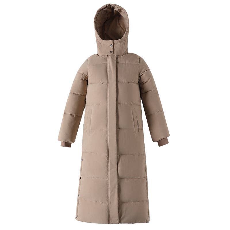 Marayn - Vente Doudoune – femme - Manteau Long Matelassé Chic et Chaud Polyvalent 20241