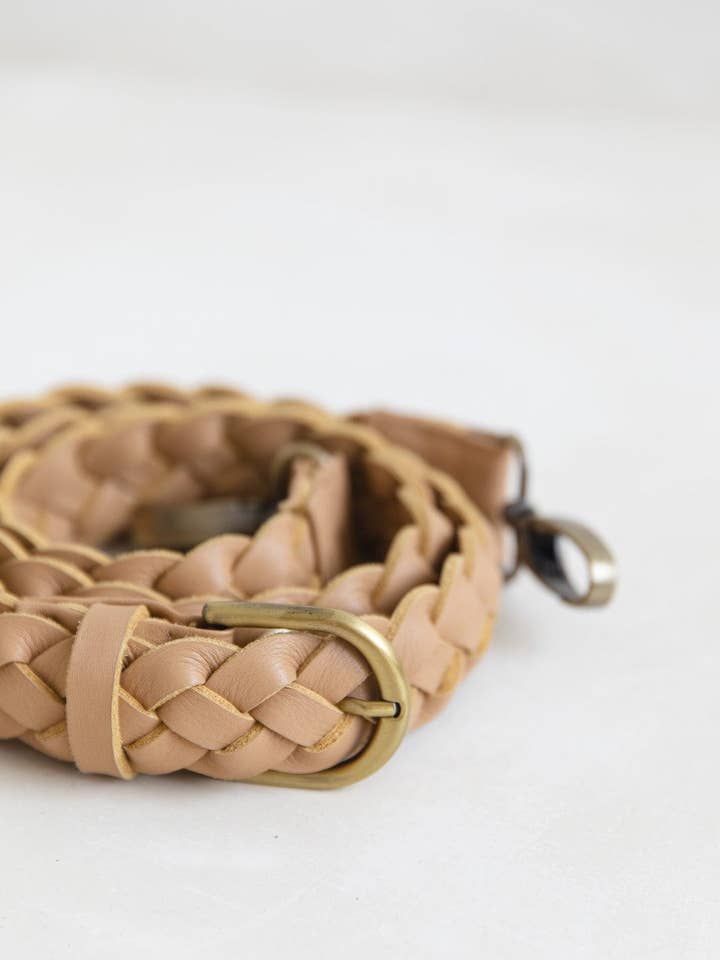 Bracelet de transport tissé, sable pour la vente par MANDRN