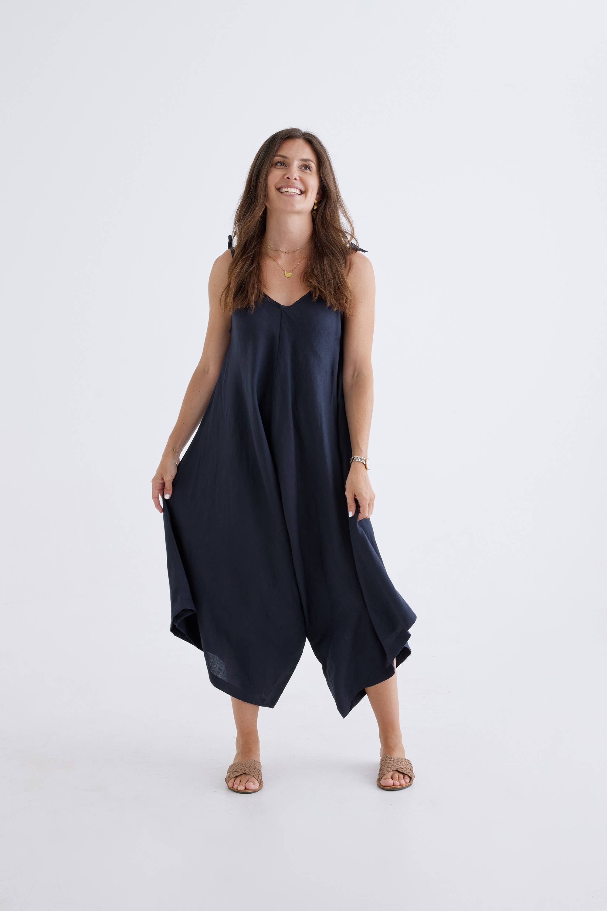 Devina Louise - Wholesale Jumpsuit – Women's - Willow Linen Jumpsuit