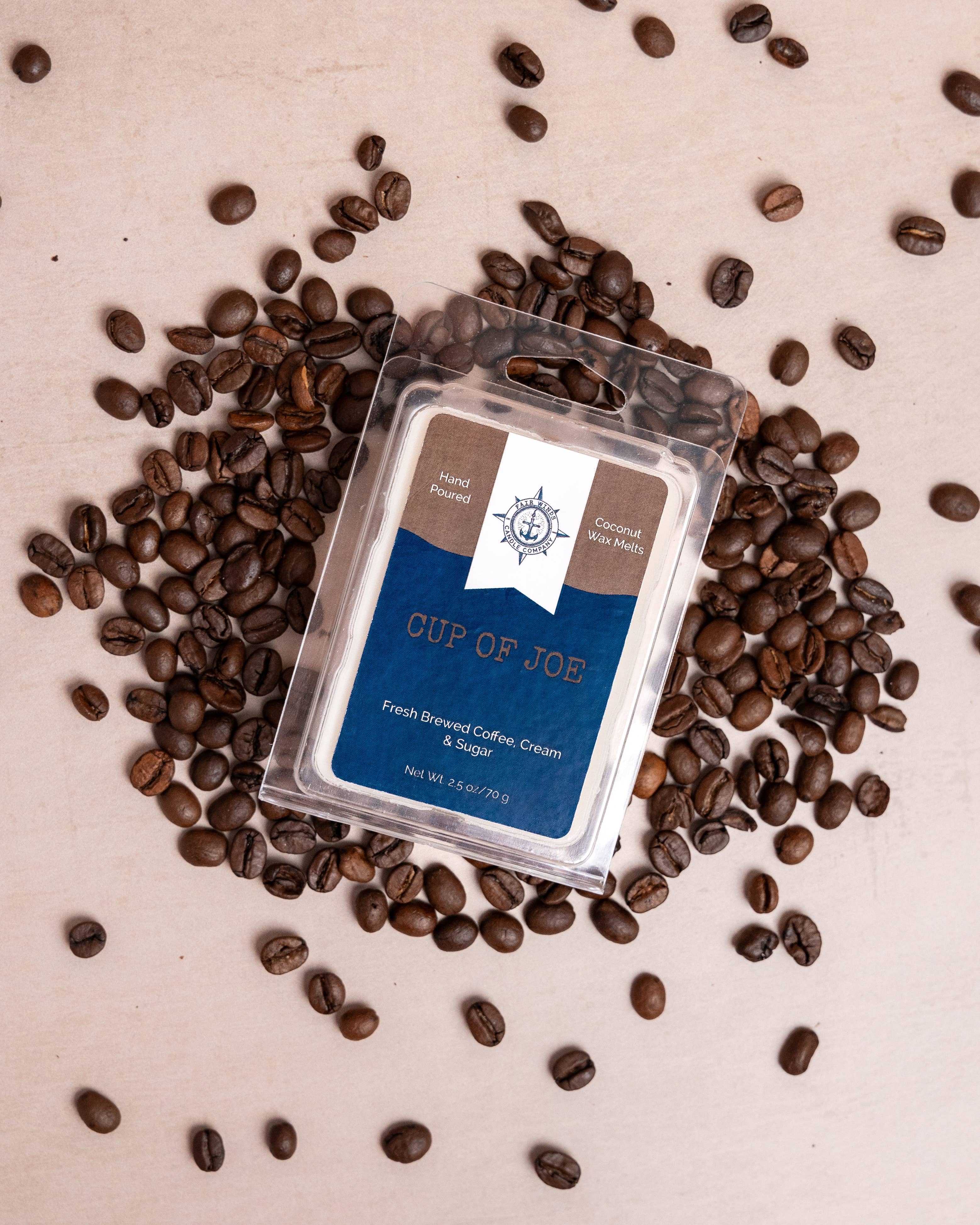Fair Winds Candle Company - Wholesale Wax Melt - CUP OF JOE wax melts2