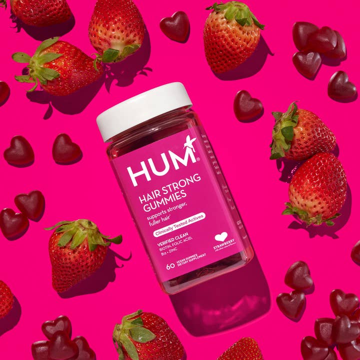 Hum Nutrition - Wholesale Oral Supplement/Vitamin - HAIR STRONG GUMMIES FOR GROWTH WITH BIOTIN, FO-TI, & PABA