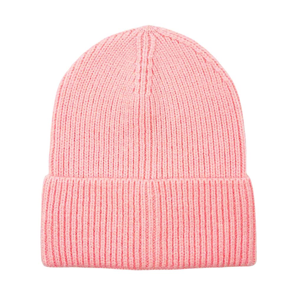 Sensibling Corp. - Venta al por mayor Gorro de lana - Unisex - Gorro de punto acanalado liso con puños15