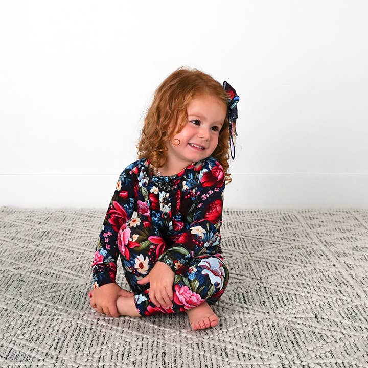 Gigi and Max – wholesale Pyjamasset - Barn – Aria Ruffle Tvådelad bambupyjama Barn Småbarnskläder2