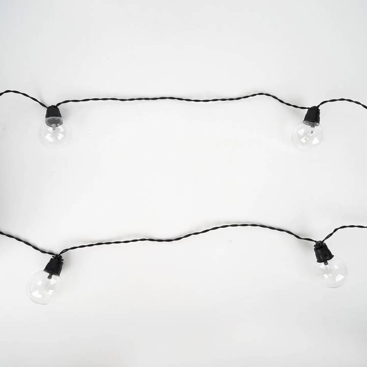 Elan Bazaar - Wholesale String Lights - 26 FT. Waterproof Globe Cafe Lights LED String Warm Lights