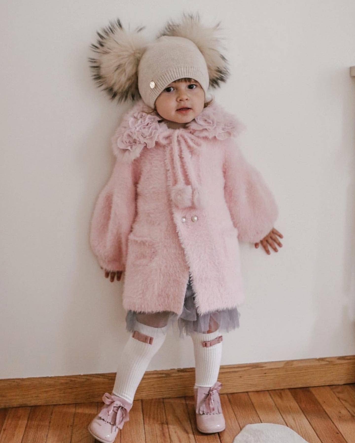 Petite Maison Kids – wholesale Beanie – Kids – Nikita Double Pom Angora Hat12