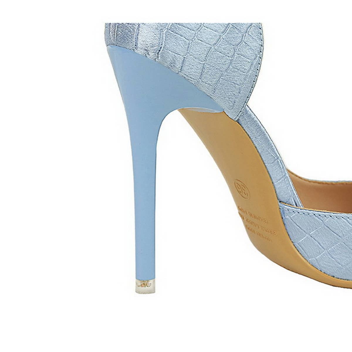 ACCITY - Wholesale High Heels - Women's - RETRO PATTERN SIDE HOLLOW POINTED TOE HIGH HEELS_CWSHH01124