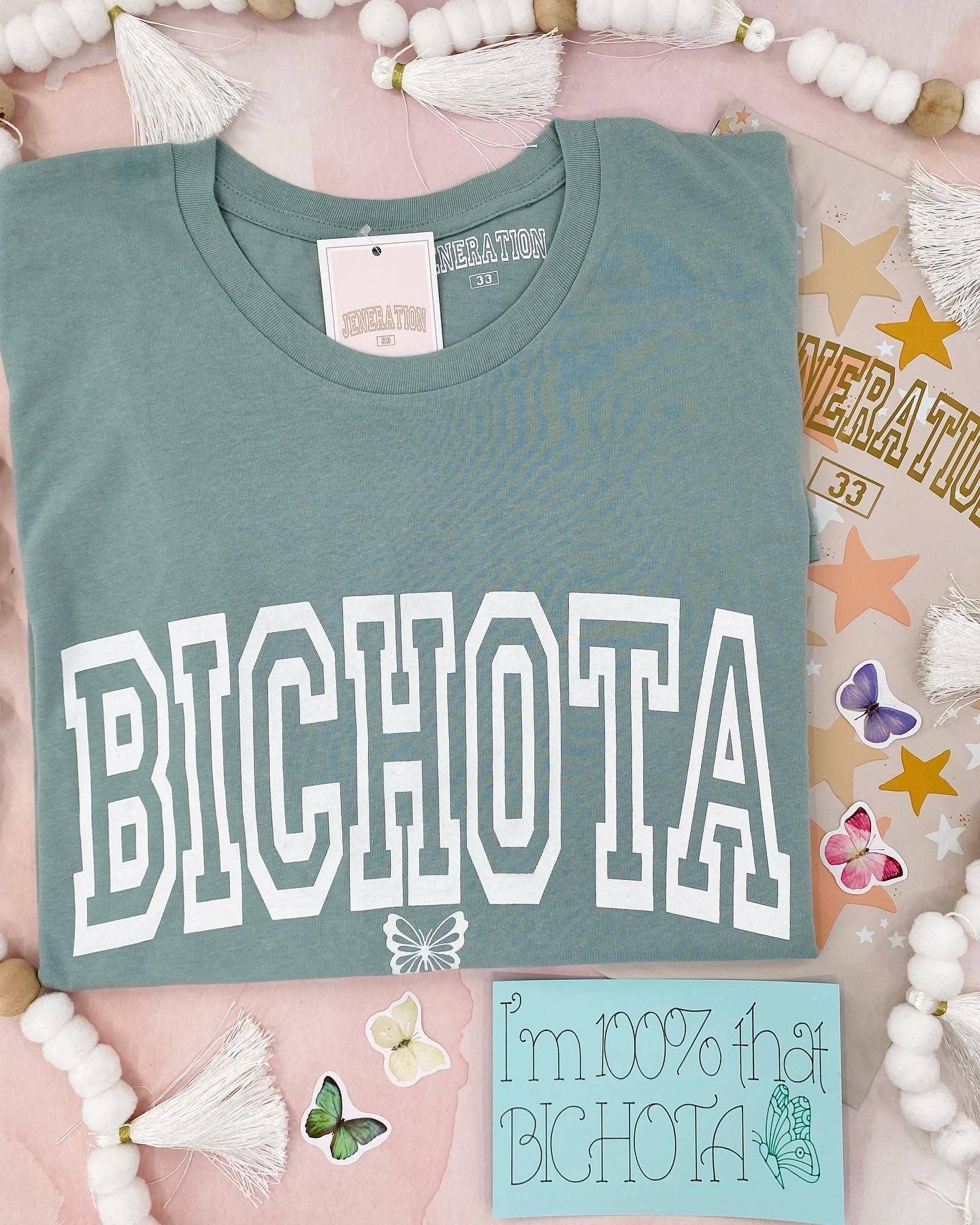 Jeneration33 - Wholesale Screen Printed T-Shirt - Women's - Karol G Shirt Bichota-Latina shirt3