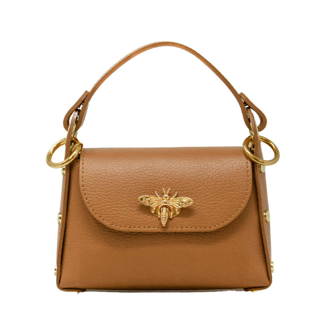 German Fuentes Handbags - Wholesale Top Handle Bag - Women's - GF1085 GENUINE ITALIAN LEATHER BUTTERFLY MINI BAG8