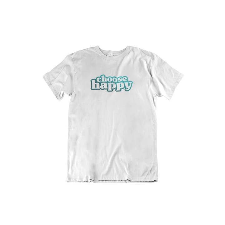 men's t shirt -Choose happy for wholesale by Mamino