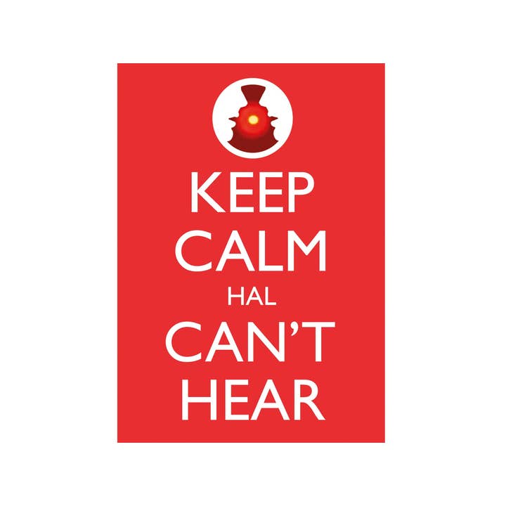 Keep On Cluckin' - Keep Calm & Space Odyssey Card for wholesale by Duggoons Greeting Cards