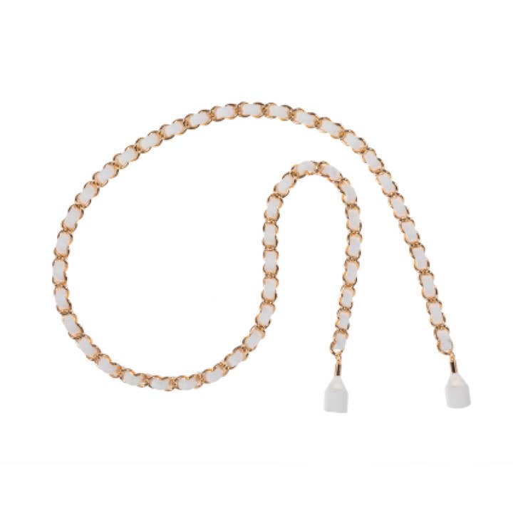 Så hvidguld AirPod kæde for engroshandel hos Miami Chains & Co.